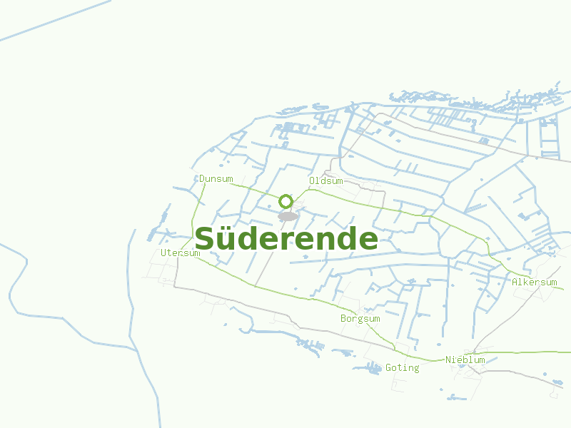 Karte von Süderende
