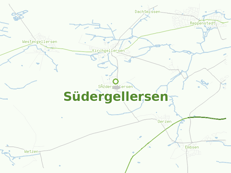 Karte von Südergellersen