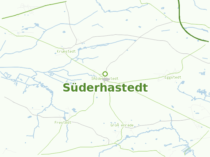 Karte von Süderhastedt