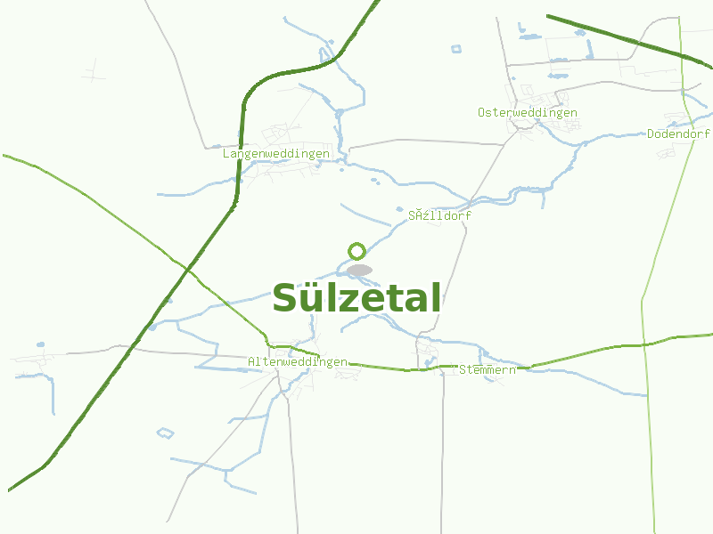 Karte von Sülzetal