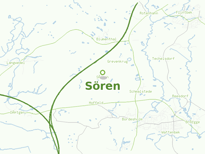 Karte von Sören