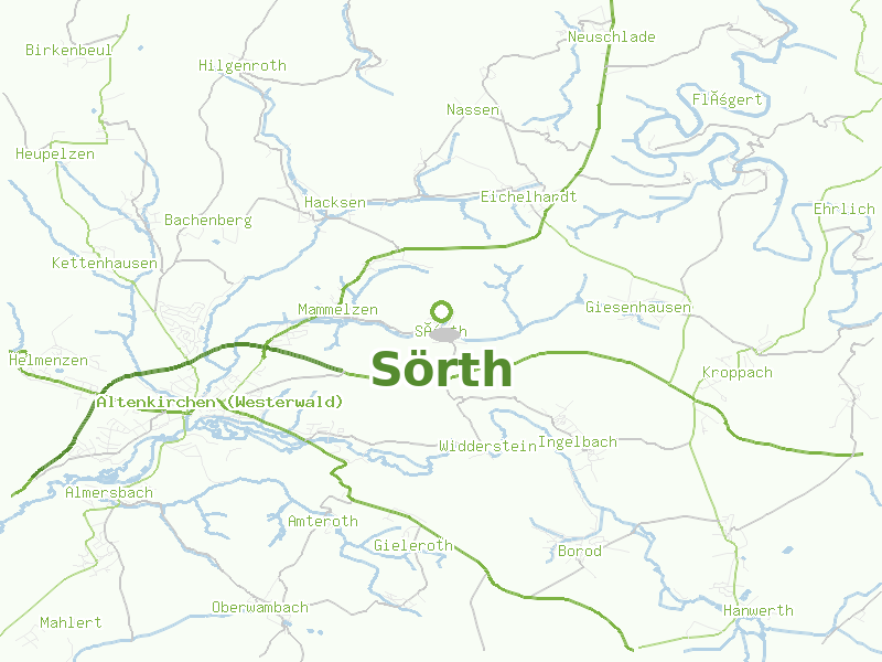 Karte von Sörth
