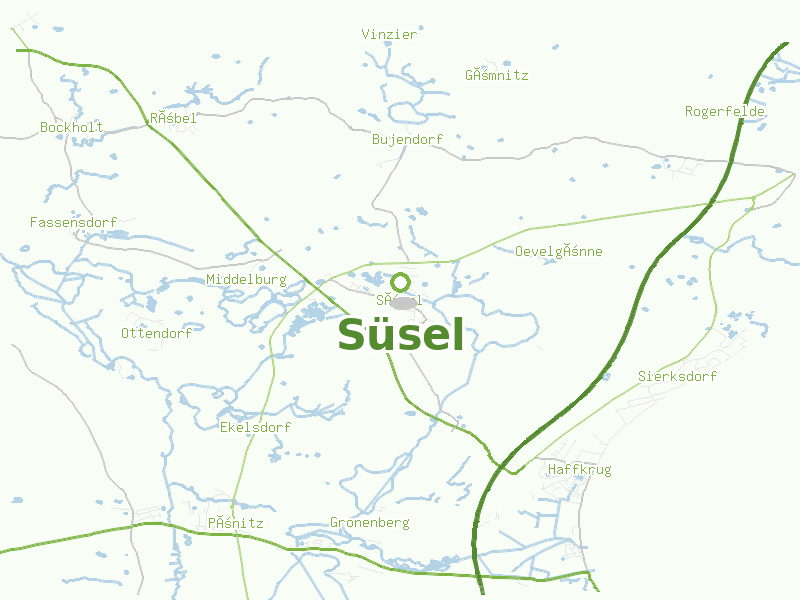 Karte von Süsel