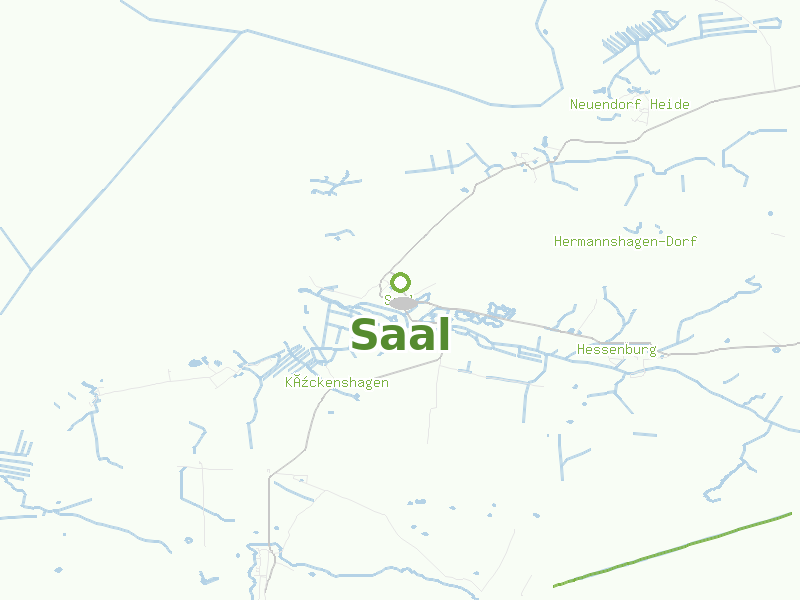 Karte von Saal