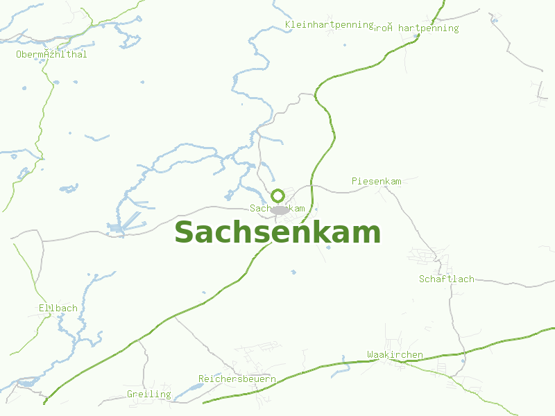 Karte von Sachsenkam