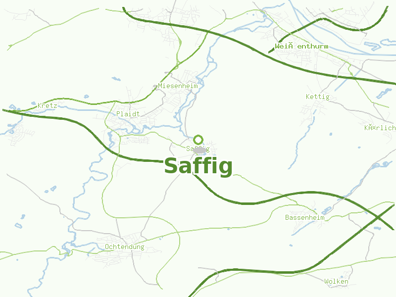 Karte von Saffig