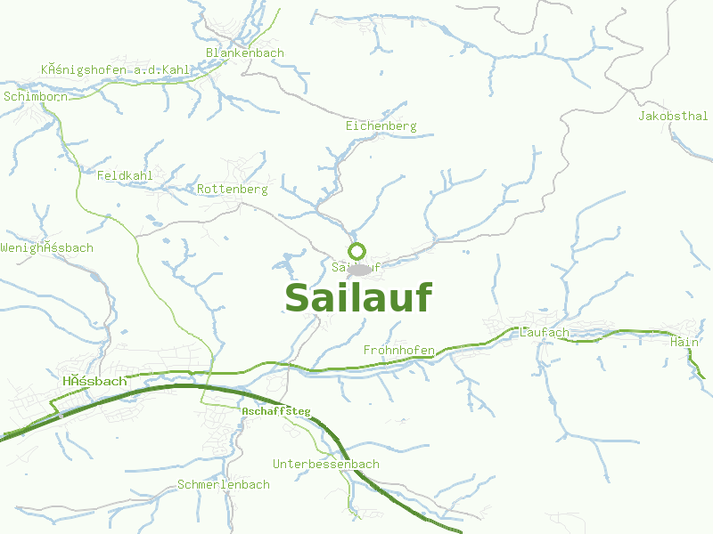 Karte von Sailauf