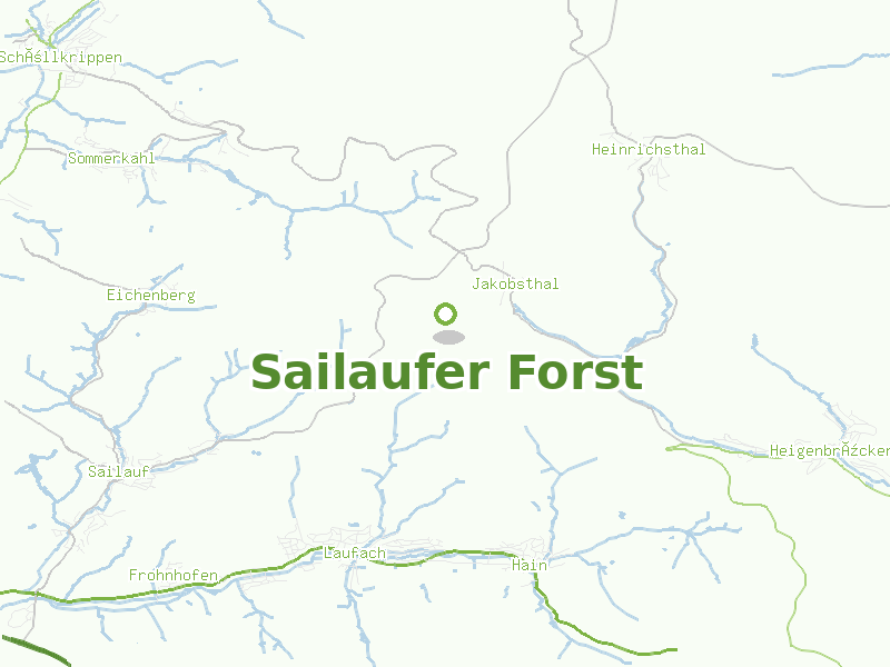 Karte von Sailaufer Forst