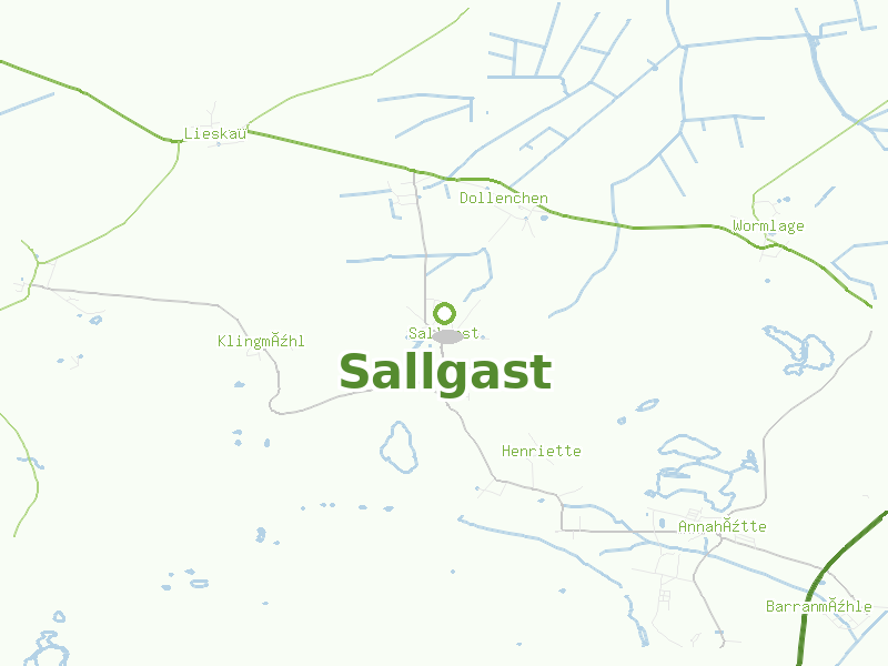 Karte von Sallgast