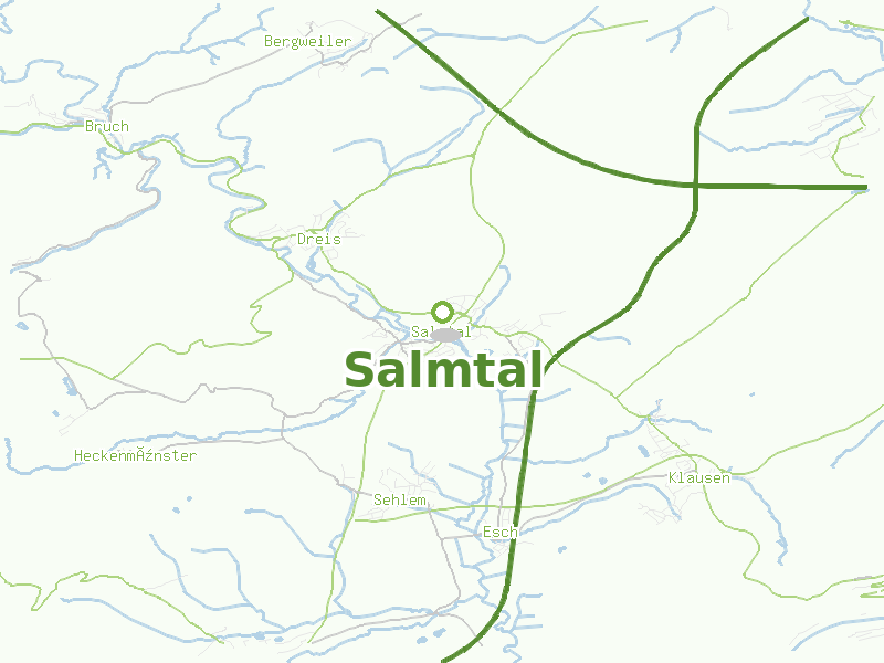Karte von Salmtal