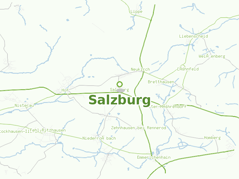 Karte von Salzburg