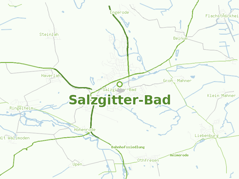 Karte von Salzgitter-Bad