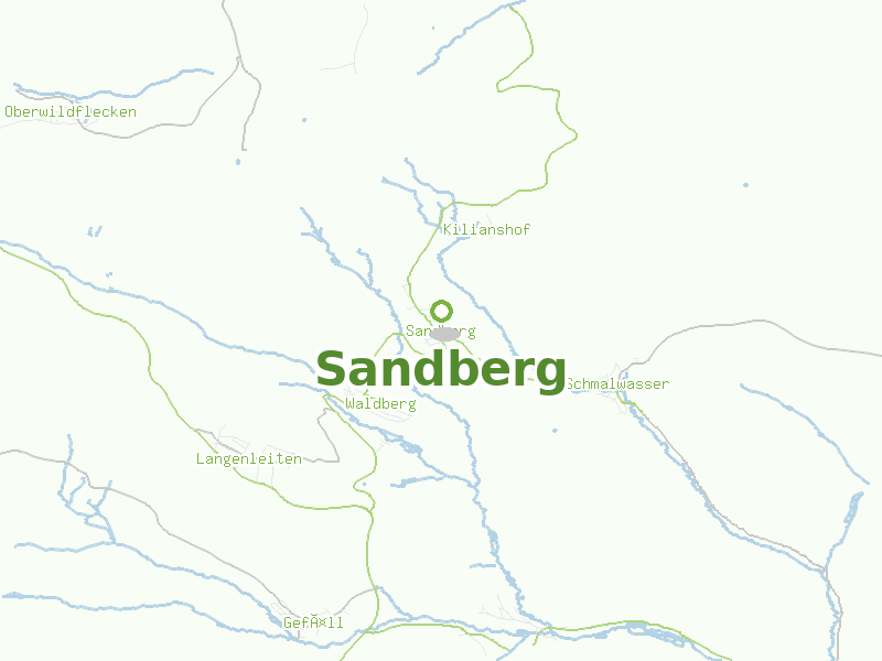 Karte von Sandberg