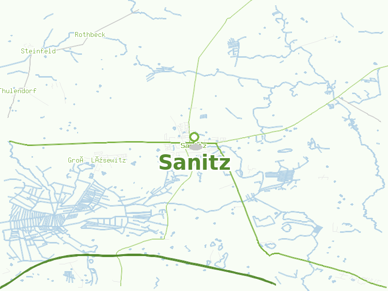 Karte von Sanitz