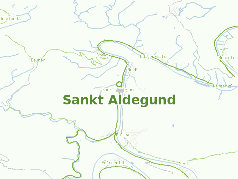 Karte von Sankt Aldegund