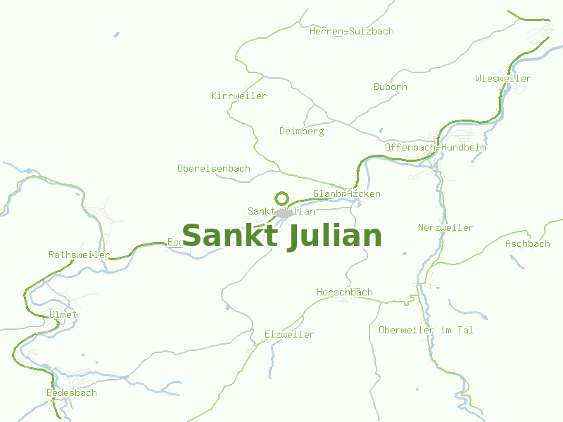 Karte von Sankt Julian