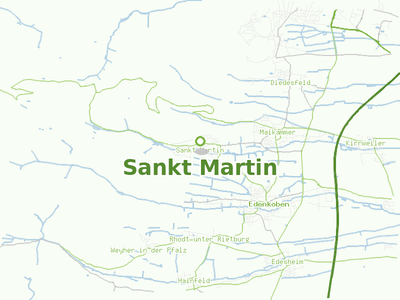 Karte von Sankt Martin