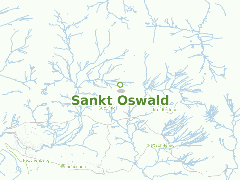 Karte von Sankt Oswald