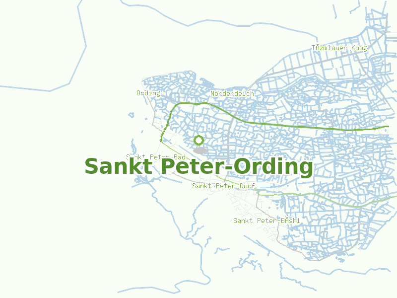 Karte von Sankt Peter-Ording