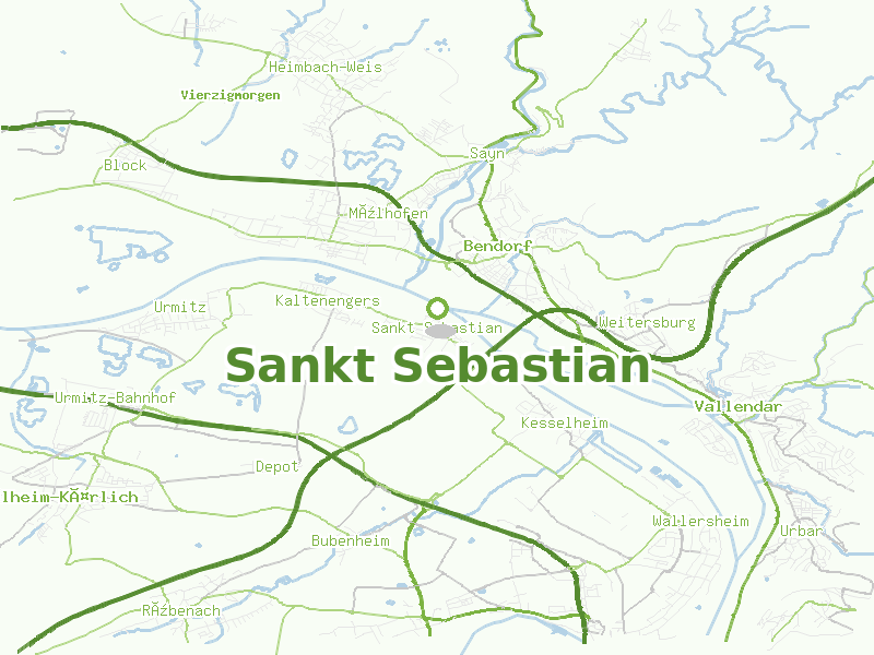 Karte von Sankt Sebastian