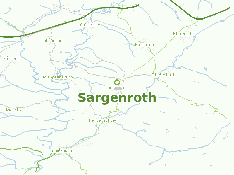 Karte von Sargenroth
