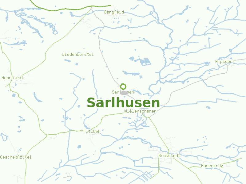 Karte von Sarlhusen