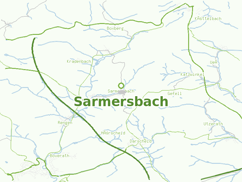 Karte von Sarmersbach