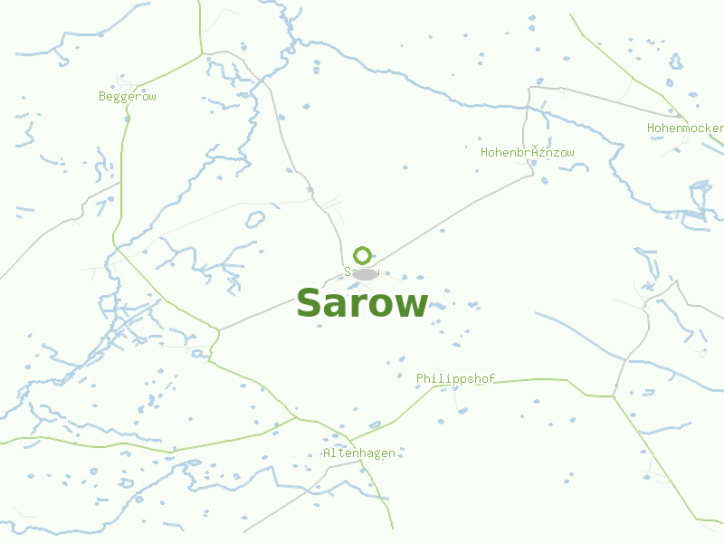 Karte von Sarow