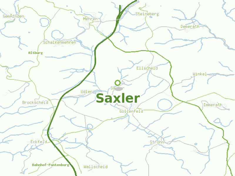 Karte von Saxler