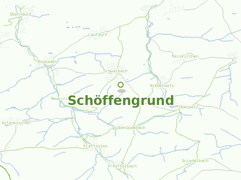 Karte von Schöffengrund