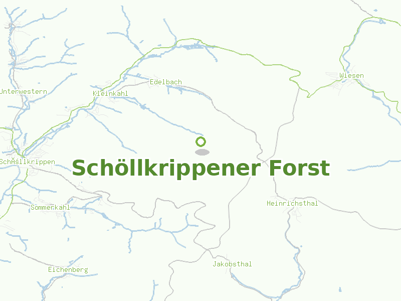Karte von Schöllkrippener Forst