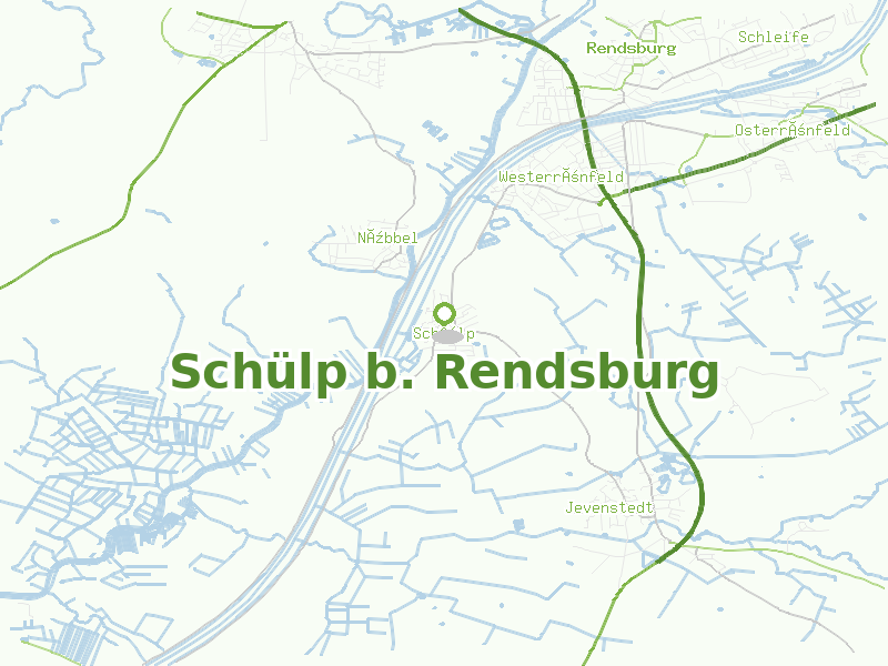 Karte von Schülp b. Rendsburg