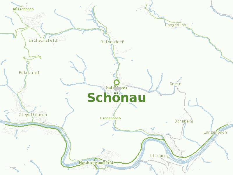 Karte von Schönau