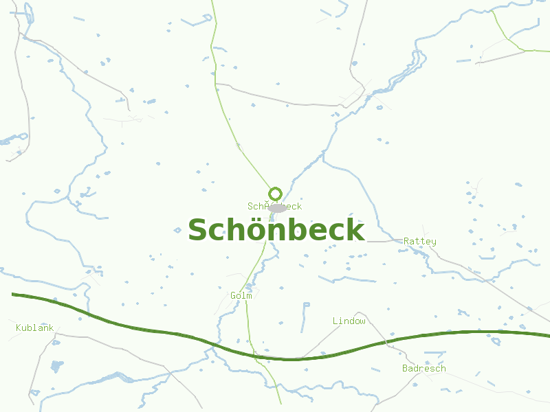 Karte von Schönbeck