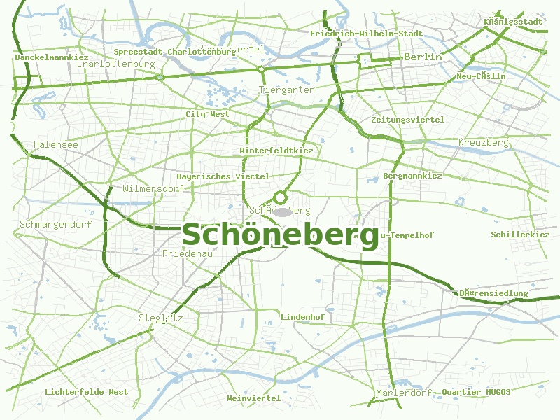 Karte von Schöneberg