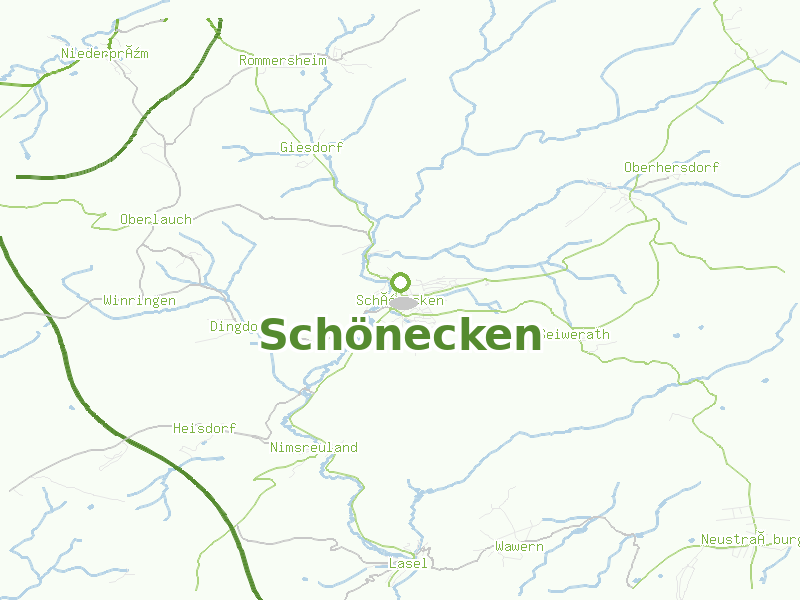 Karte von Schönecken
