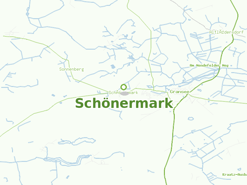Karte von Schönermark