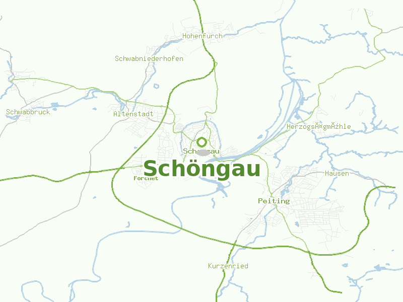 Karte von Schöngau