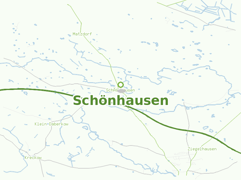 Karte von Schönhausen