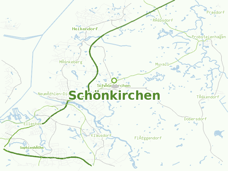 Karte von Schönkirchen