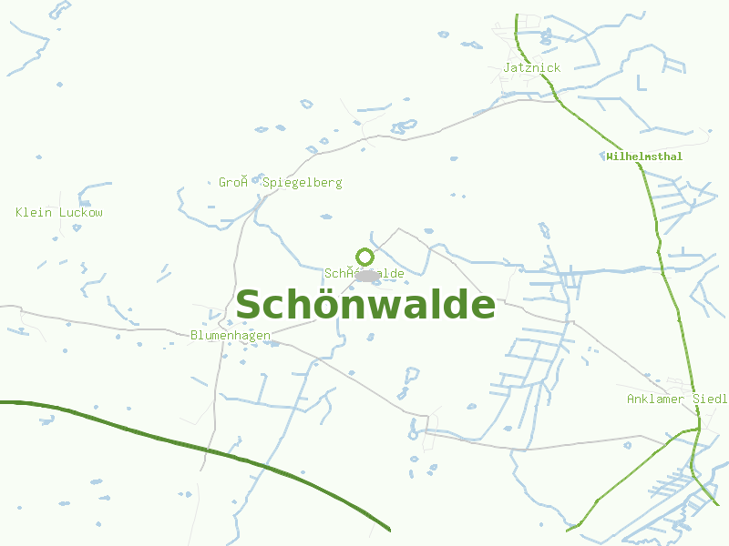 Karte von Schönwalde