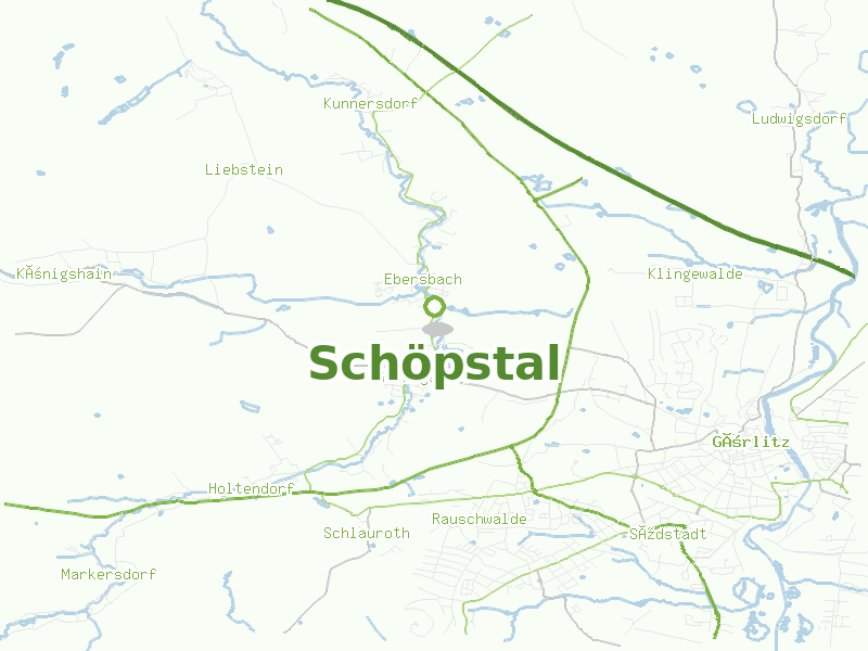 Karte von Schöpstal