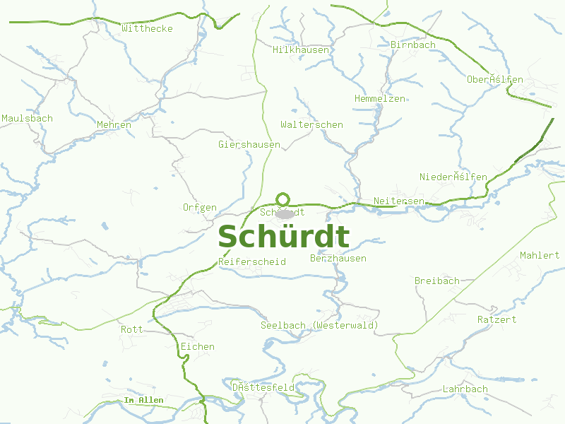 Karte von Schürdt
