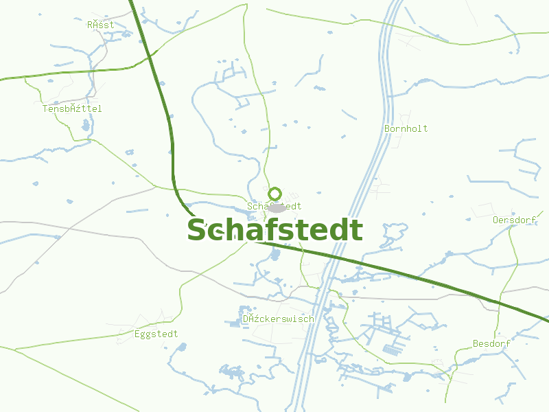 Karte von Schafstedt