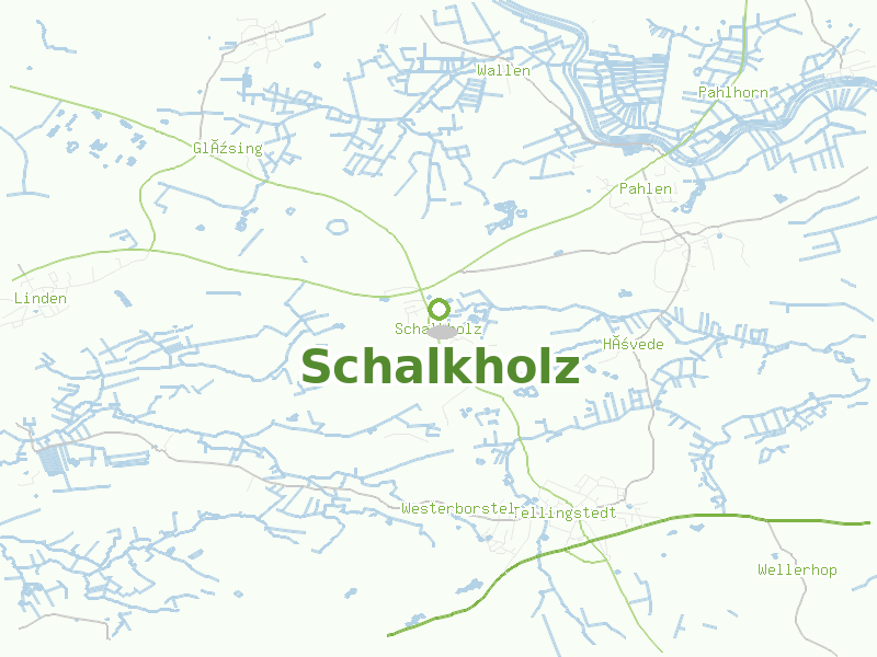 Karte von Schalkholz