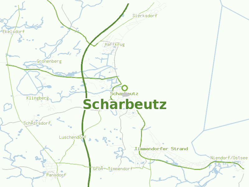 Karte von Scharbeutz
