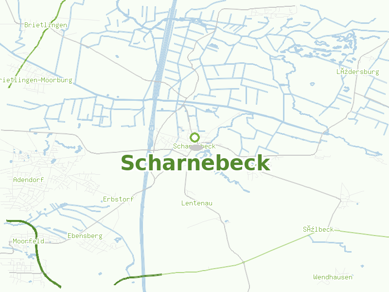 Karte von Scharnebeck