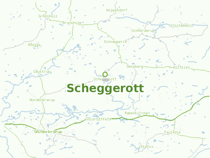 Karte von Scheggerott