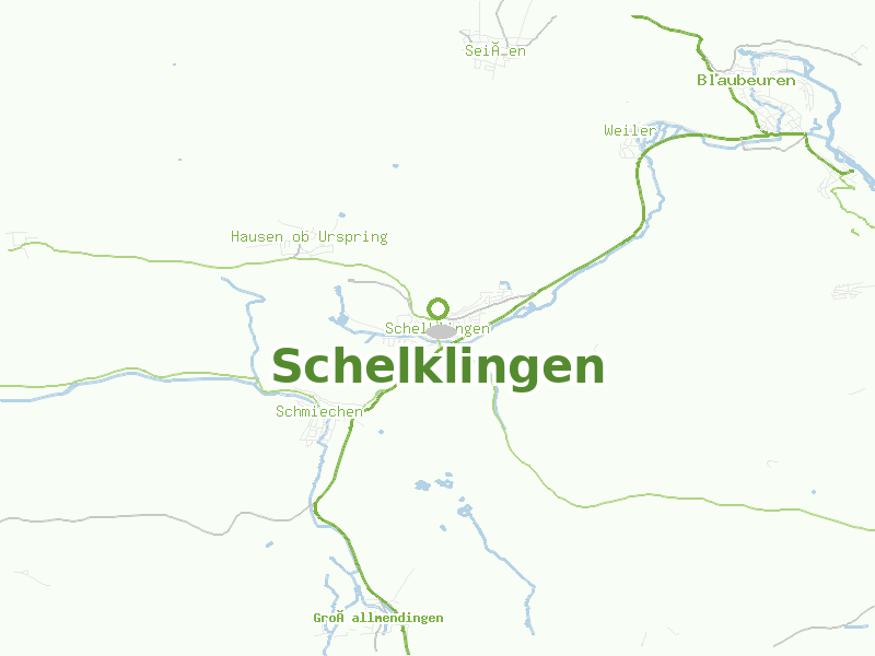 Karte von Schelklingen