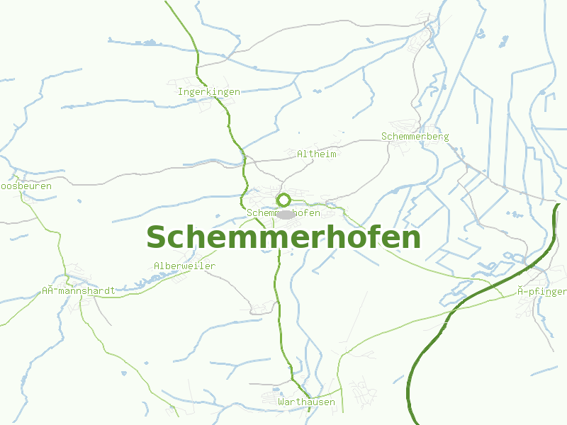 Karte von Schemmerhofen